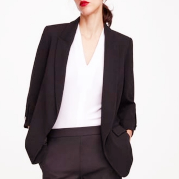 zara oversized black blazer